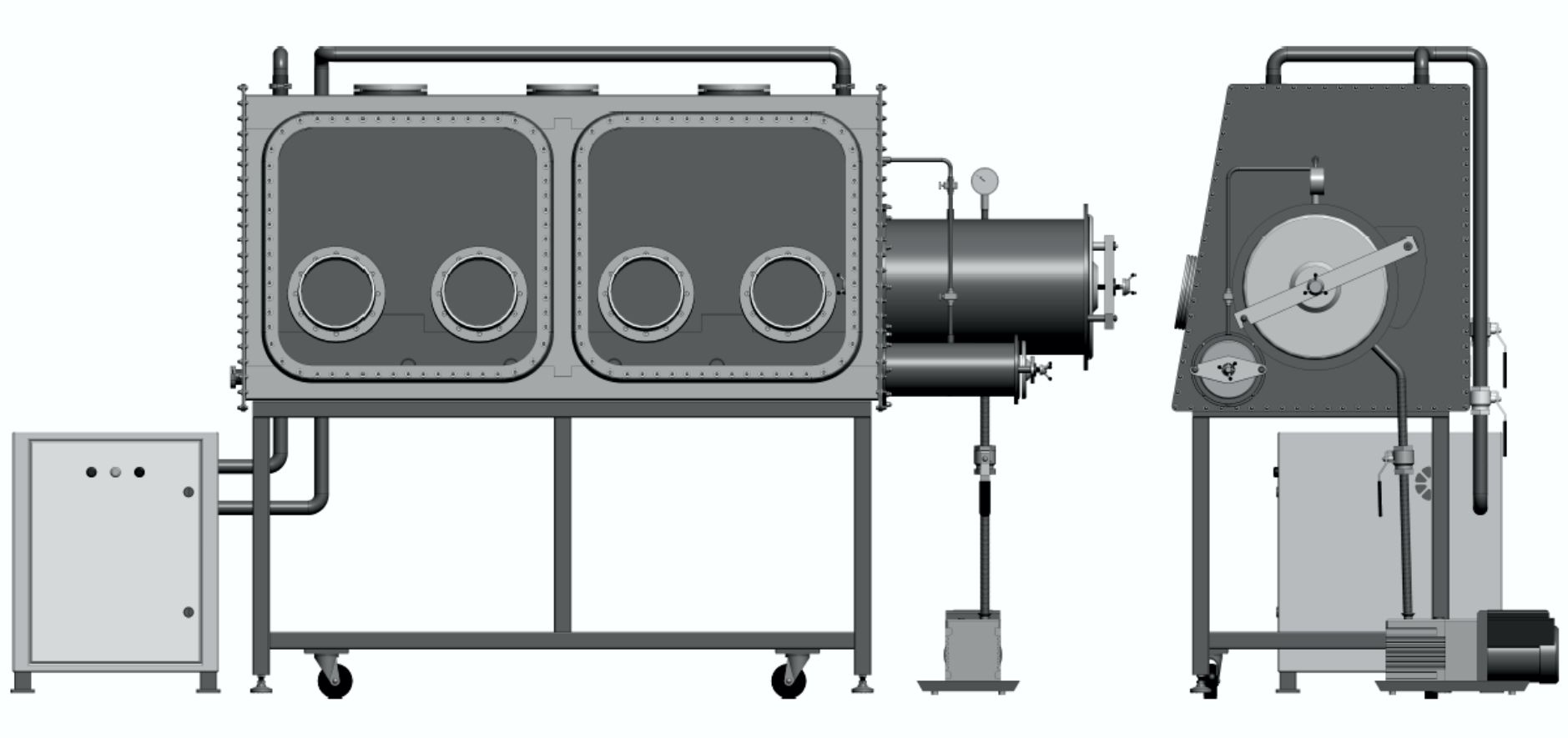 4-Port Glovebox